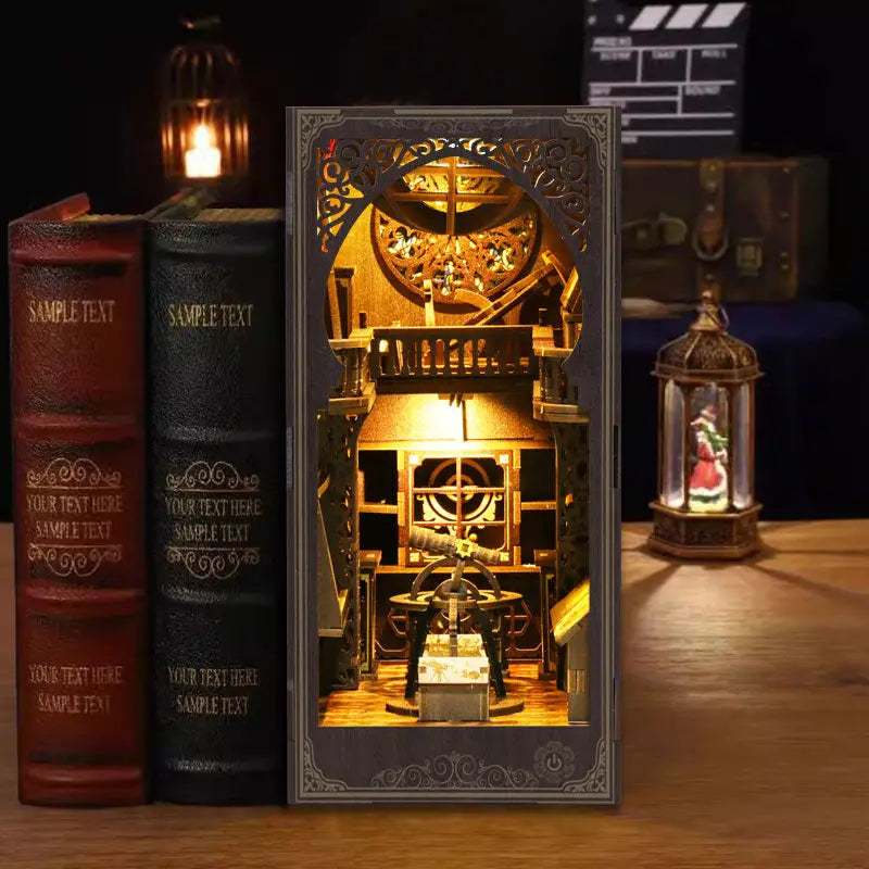 Steampunk astronomy museum book nook kit in Australia