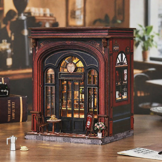 Warmglow Coffee DIY Book Nook